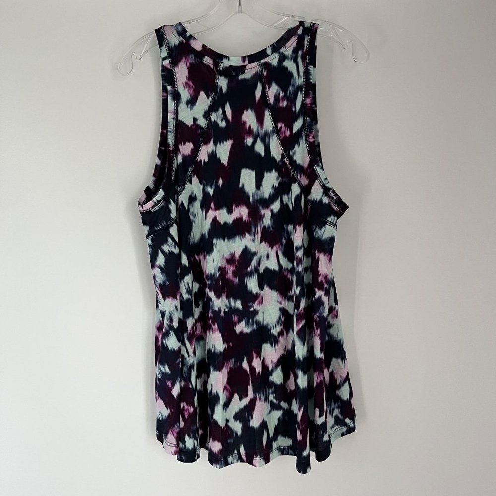 Sweaty Betty Easy Peazy Blue Flow Print Sustainable Vest Tank Top 8-10 - Picture 12 of 13